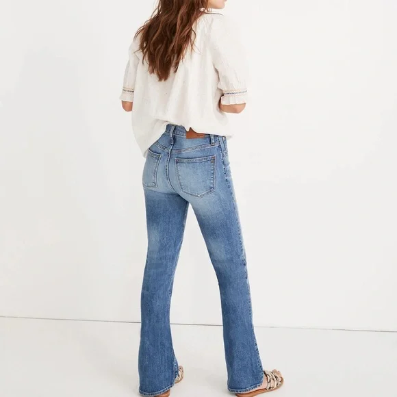 Madewell Skinny Flare Jeans in Kenwick Wash